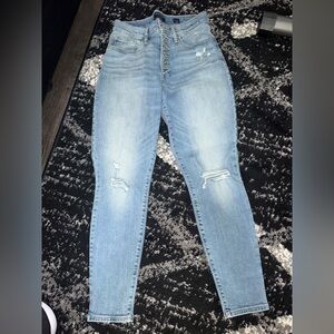 Lucky Brand Light Blue Distressed Skinny Jeans